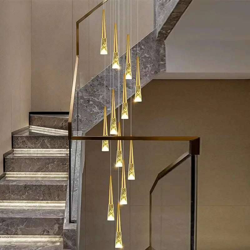 Modern Dome Decoration Stair Pendant Lamp — alternate product view 3