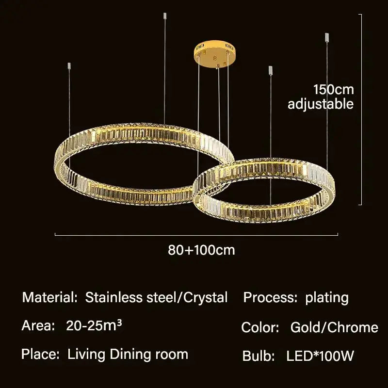 Modern Crystal Ceiling Lights — alternate product view 11