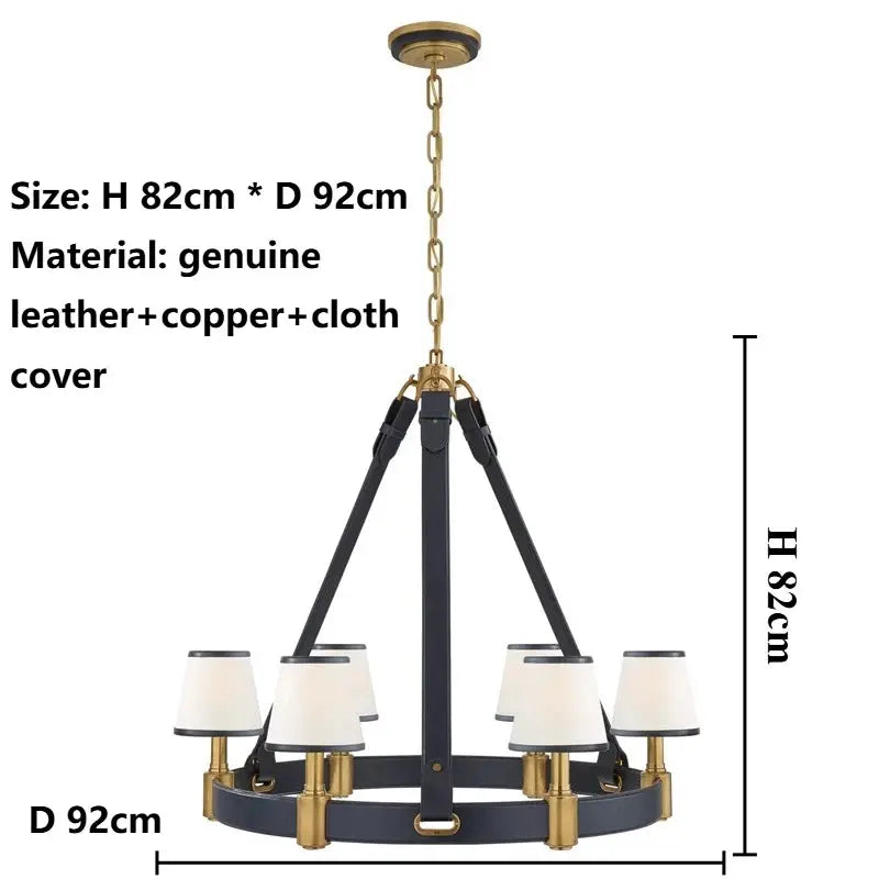 Fashionable Retro Copper Pendant Lamp — alternate product view 8