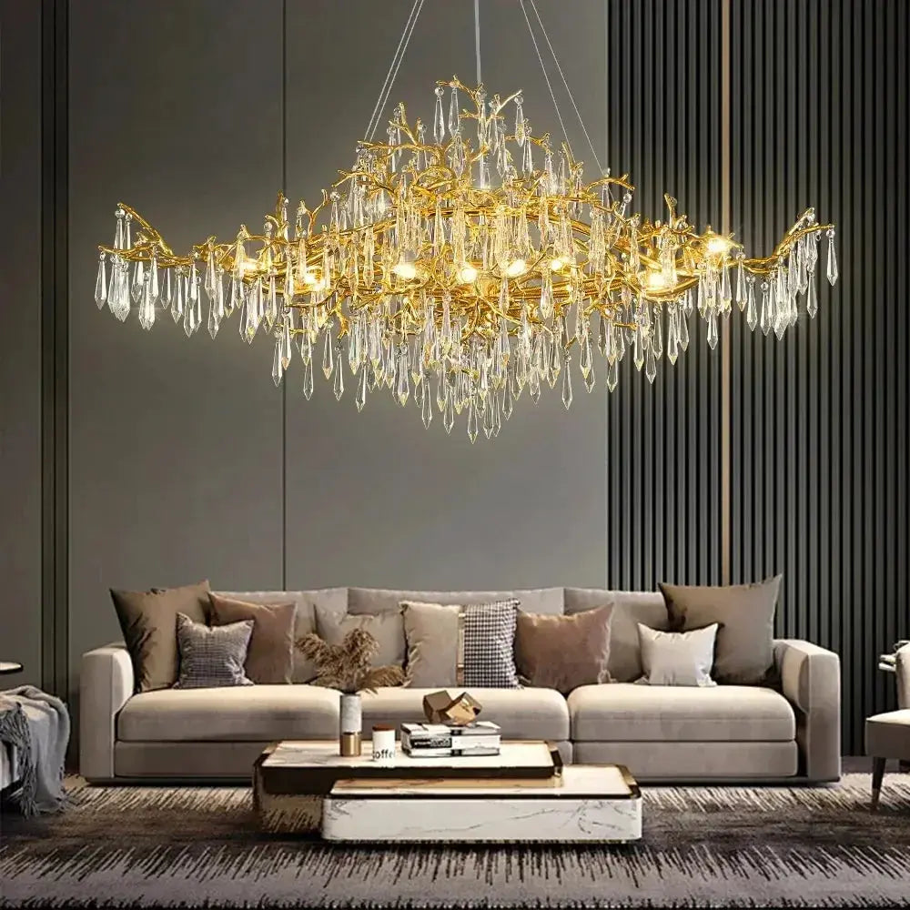 Luxury Modern Raindrop Chandeliers — alternate product view 5