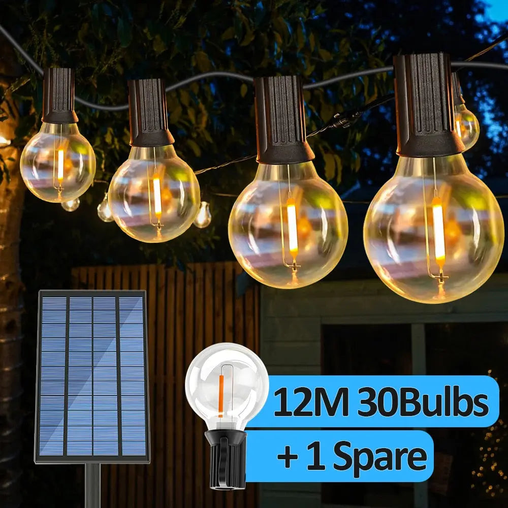 The Solar String Outdoor Lights — alternate product view 2