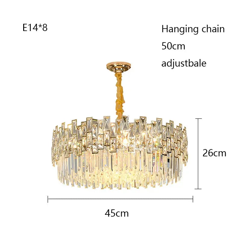 Postmodern Luxury Chandelier Suspend Lighting Fixtures — alternate product view 7