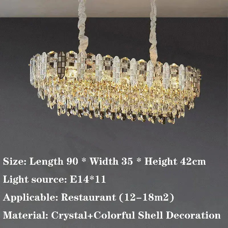Nordic Bedroom Crystal Chandelier — alternate product view 13