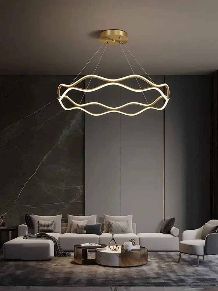 Luxury Ring Hanging Lamp — alternate product view 4