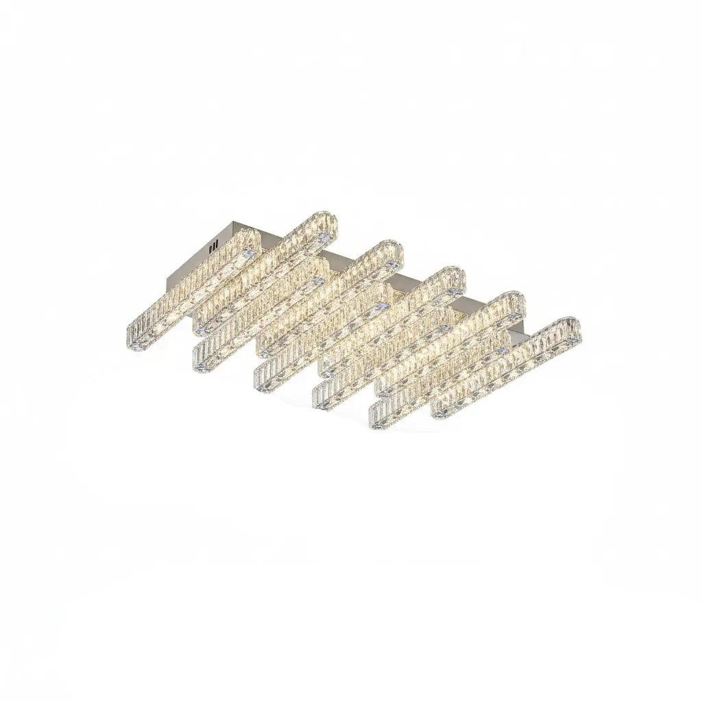 Modern Ceiling K9 Crystal Chandelier — alternate product view 1