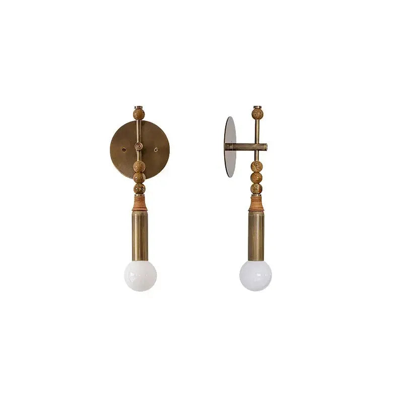 Valenne Antique Brass Wall Light — alternate product view 1