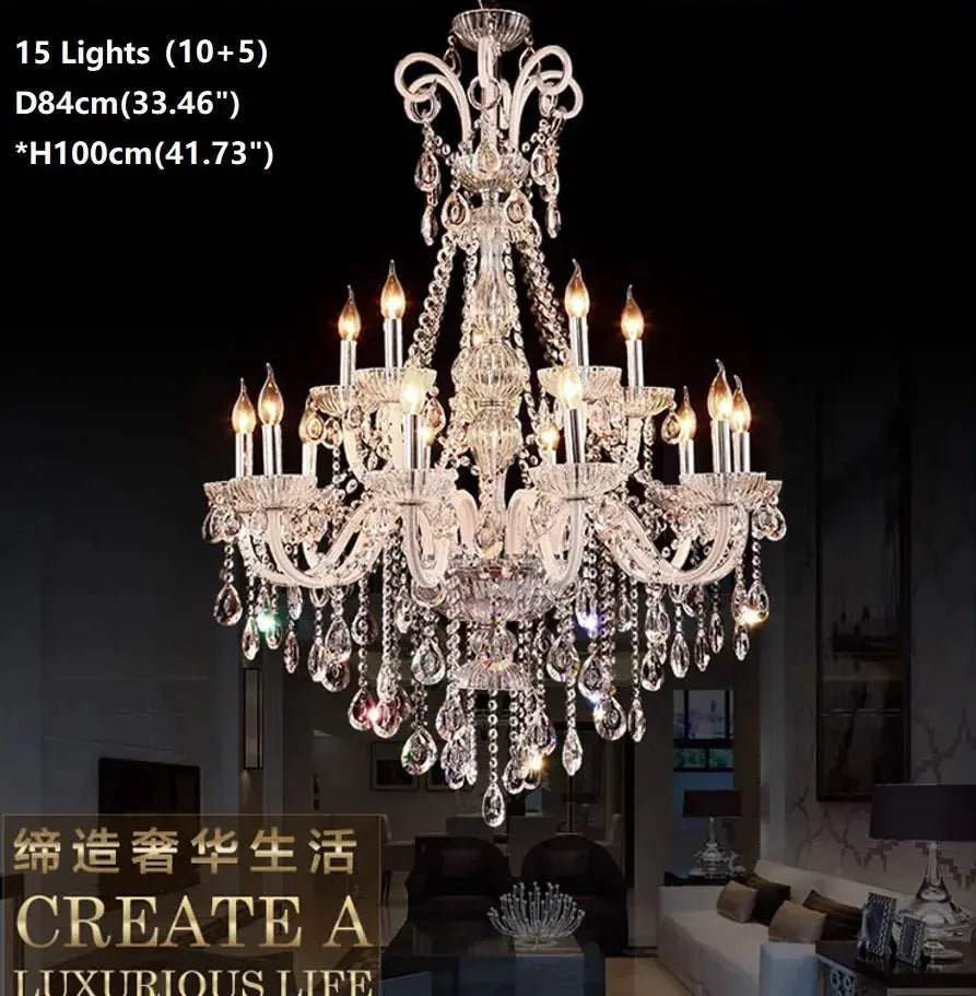 Modern Candle Chandelier — alternate product view 3