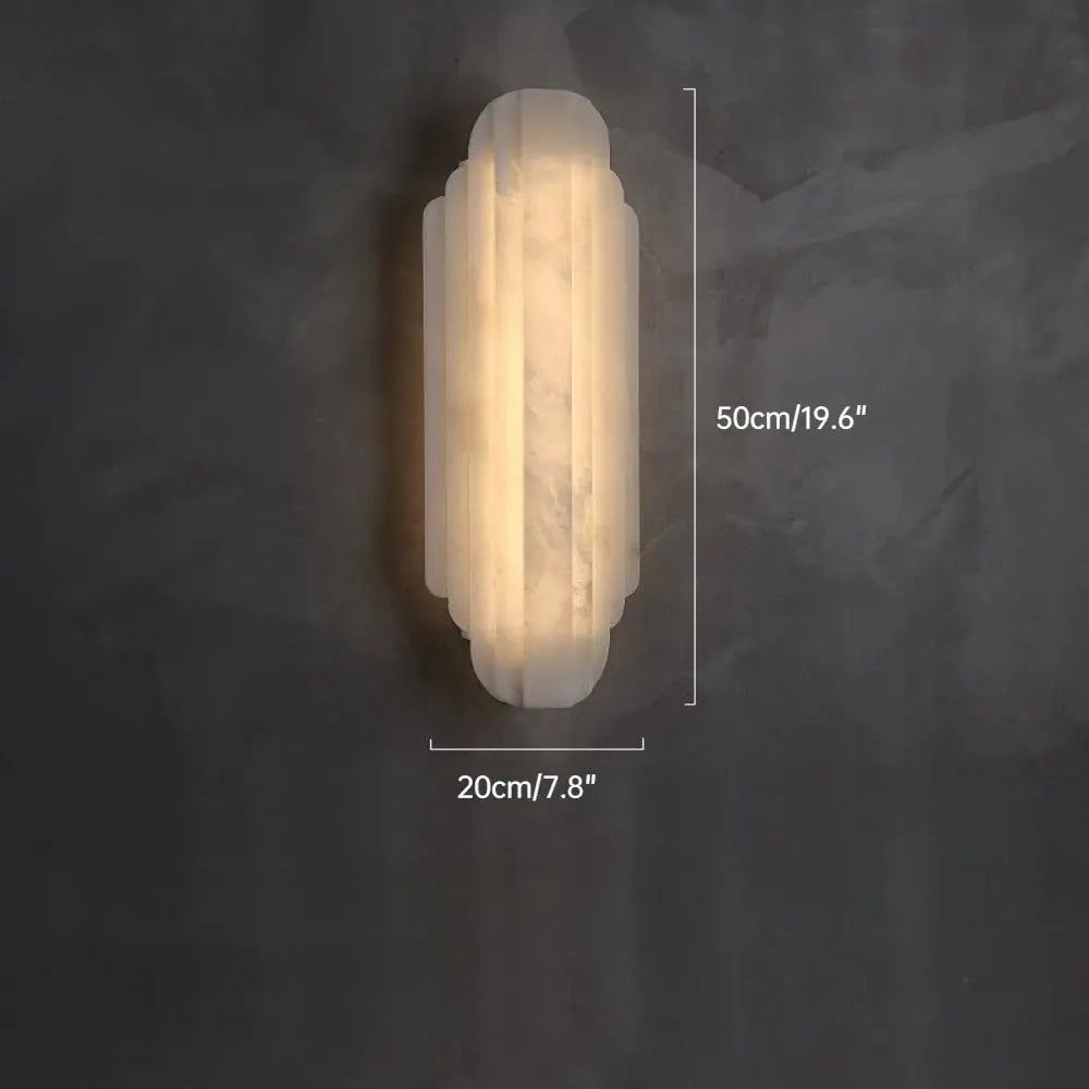 Avelisse Natural Marble Bedside Wall Lamp — alternate product view 6