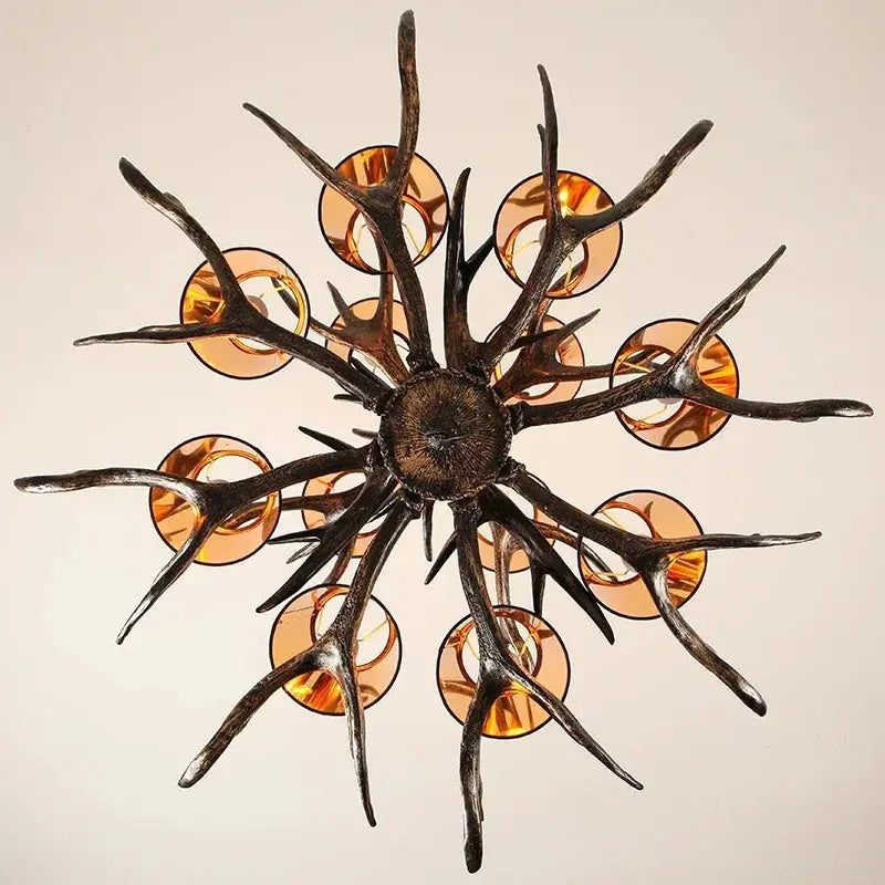 Retro Antler Chandelier — alternate product view 3