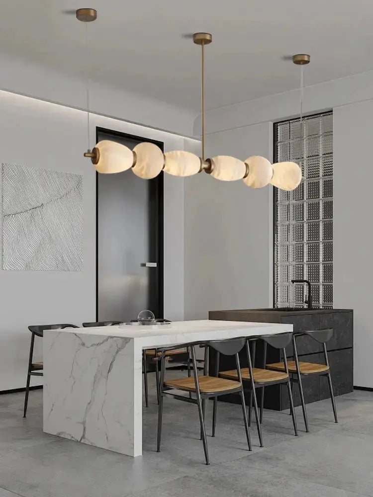 Over Dining Table Marble Pendant Lamp — alternate product view 4