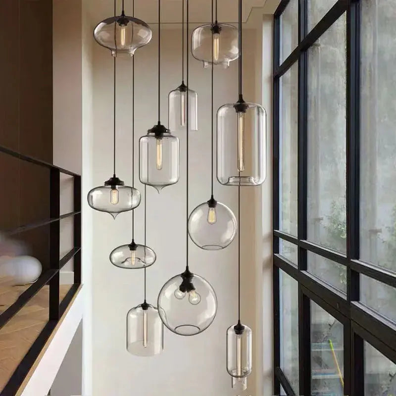 Clear Glass Pendant Light — alternate product view 3