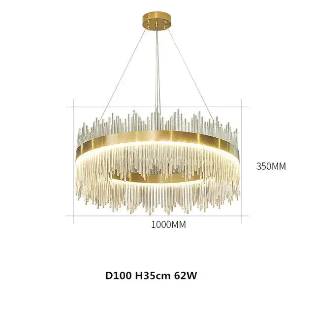 Modern LED Chandelier Dimmable — alternate product view 5