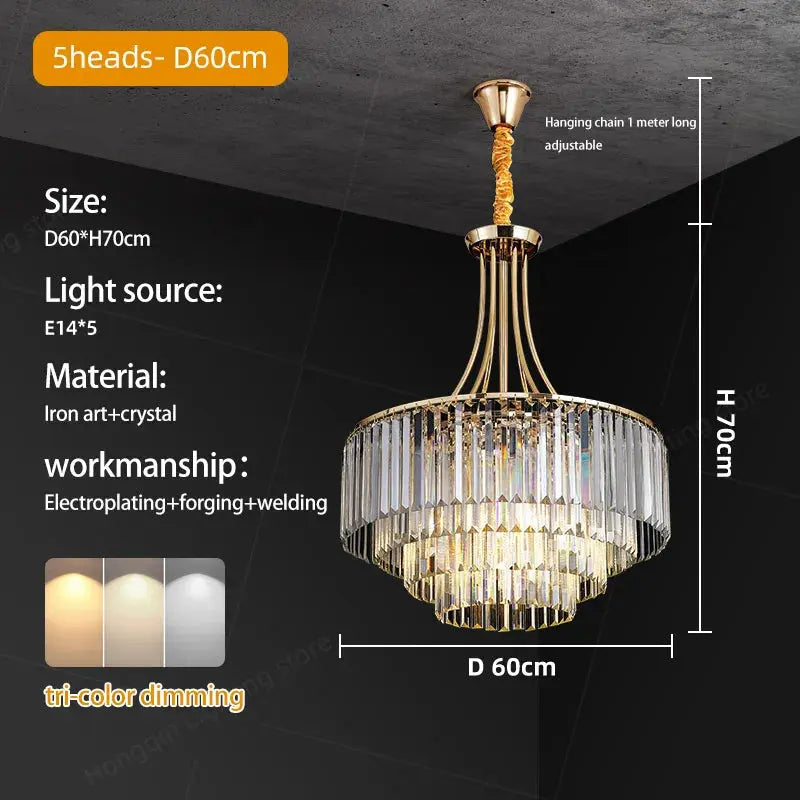 Indoor Living Room Hanging Chandelier — alternate product view 8