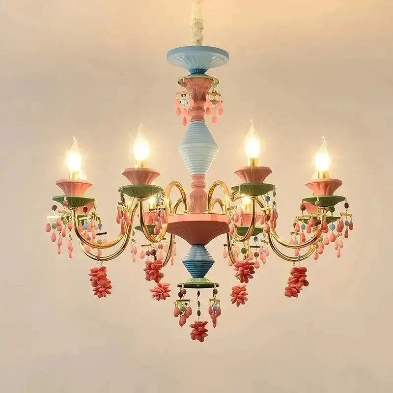 Coloured Children's Room Modern Chandelier — alternate product view 3