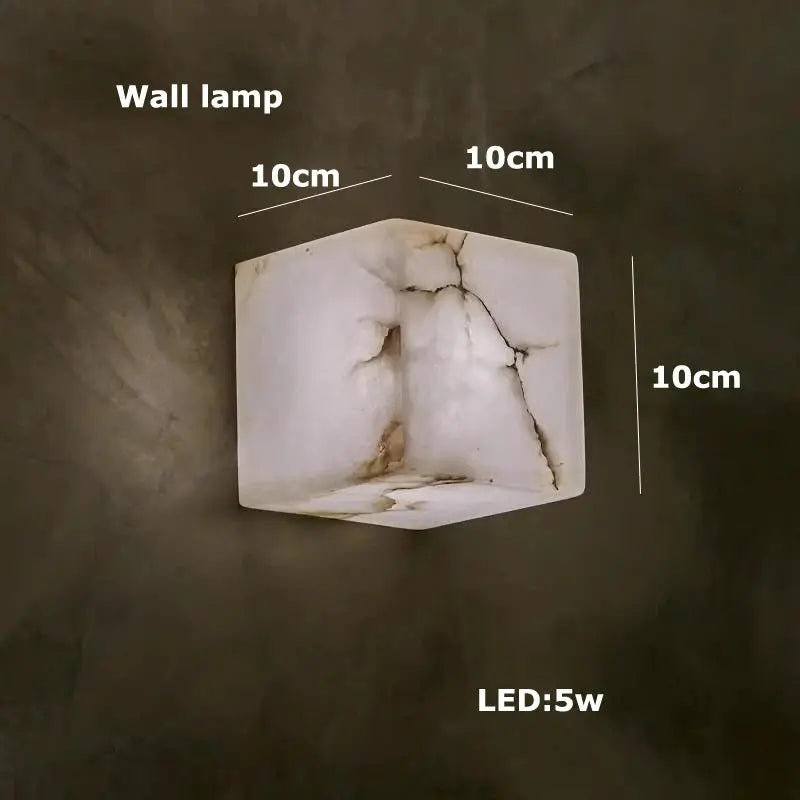 Luxury Marble Lighting Square Chandeliers — alternate product view 12