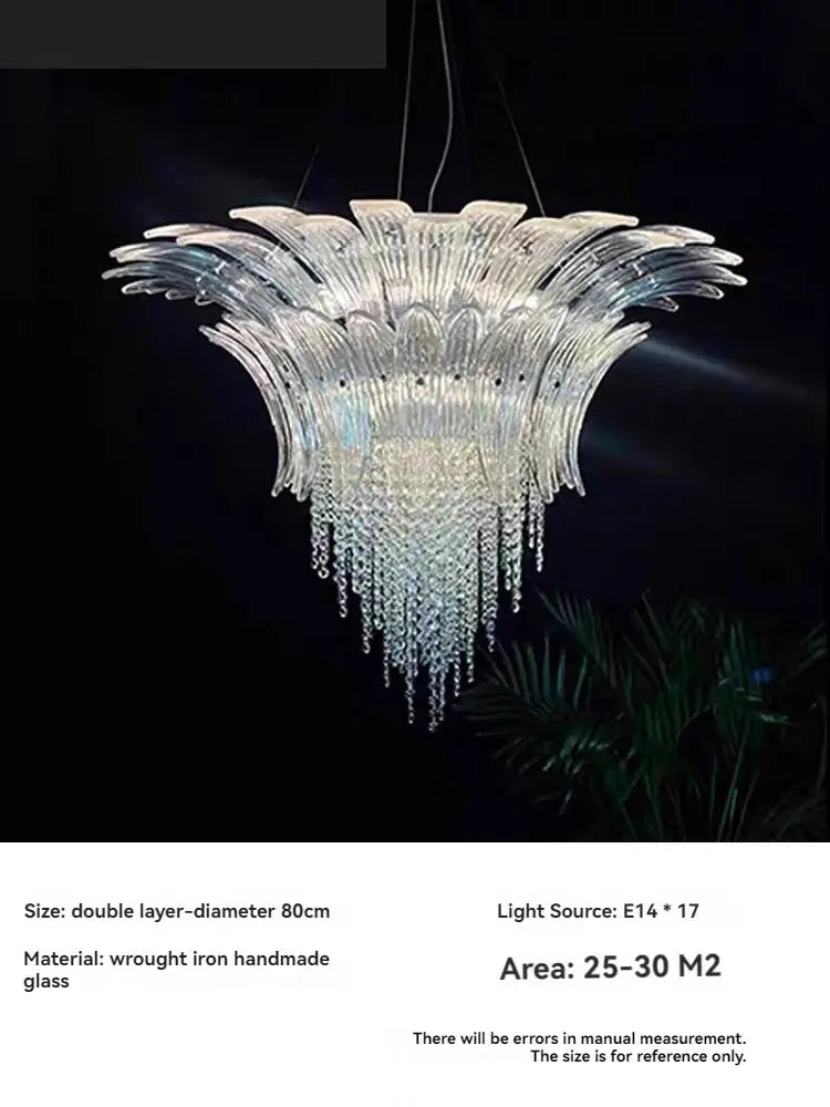 Modern Elegant Foyer Chandelier — alternate product view 4