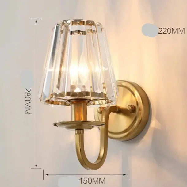 Nordic Crystal Iron Wall Lamp — alternate product view 12