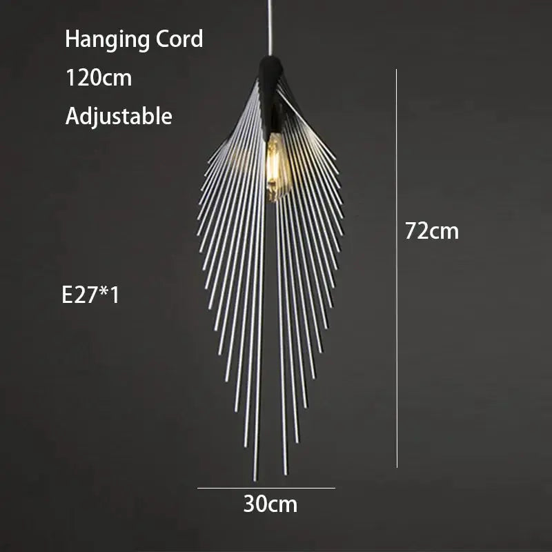 Nordic Unique Bird's Wing Pendant Lights — alternate product view 9