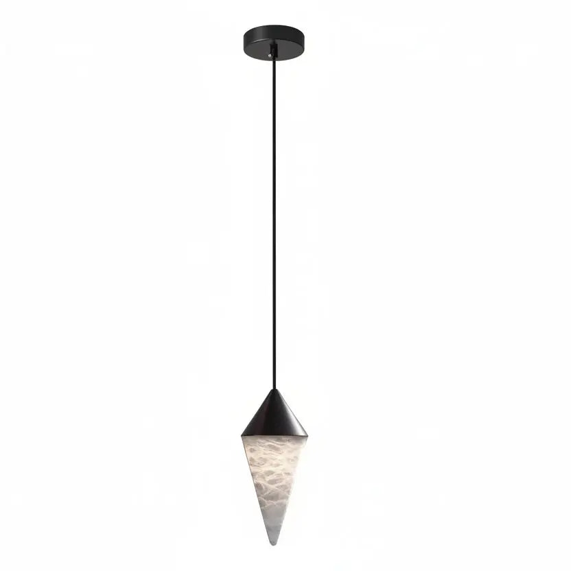 Modern Alabaster Cone Cluster Chandelier — alternate product view 12