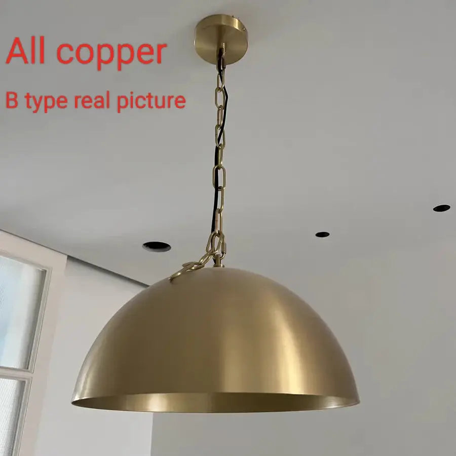American Brass Pendant Lights — alternate product view 9