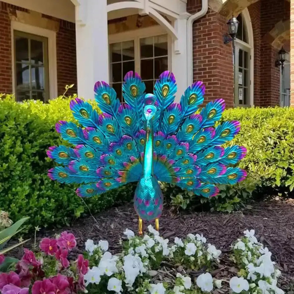 Peacock Statue — alternate product view 1