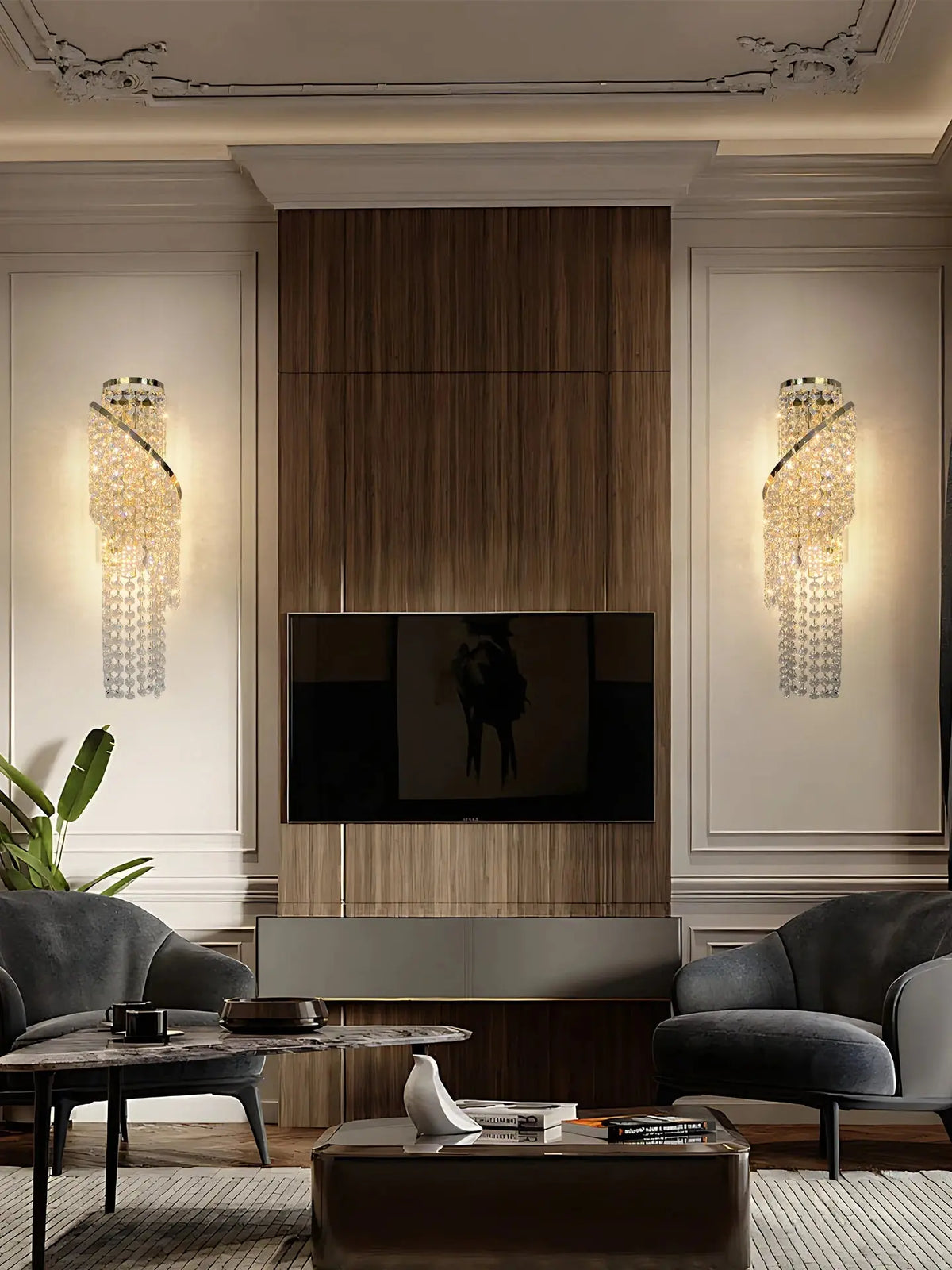Entrance Luxury Crystal Wall Lamp — alternate product view 1