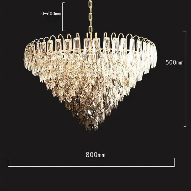 Crystal Art Home Postmodern Chandelier — alternate product view 12