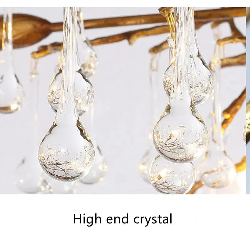 High-end Branch Water Drop Chandelier — alternate product view 5