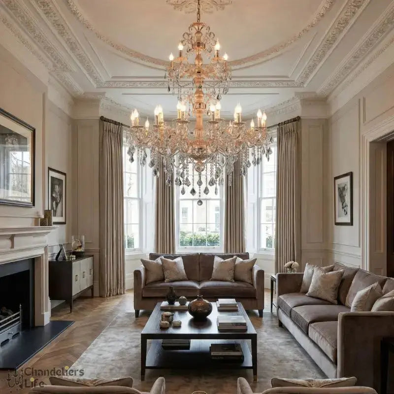 Luxurious Crystal 3 Tiers Chandelier — alternate product view 2