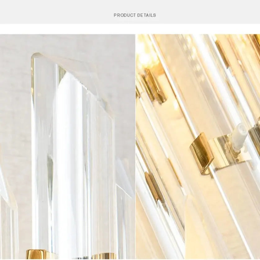 Nordic Iron Crystal Designer Wall Sconce — alternate product view 9
