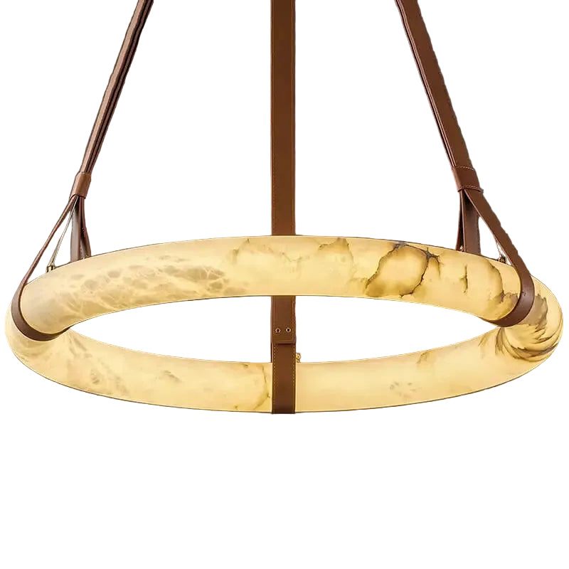Pendant Ring Alabaster Modern Chandelier — alternate product view 3