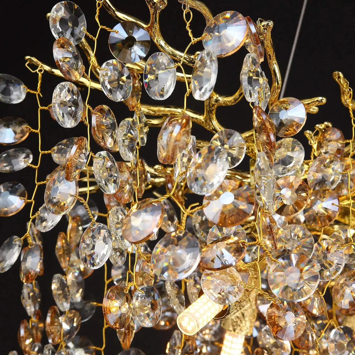 Modern Tree Branch Chandelier | Luxury LED Ceiling Light for Dining Room & Living Room — alternate product view 4