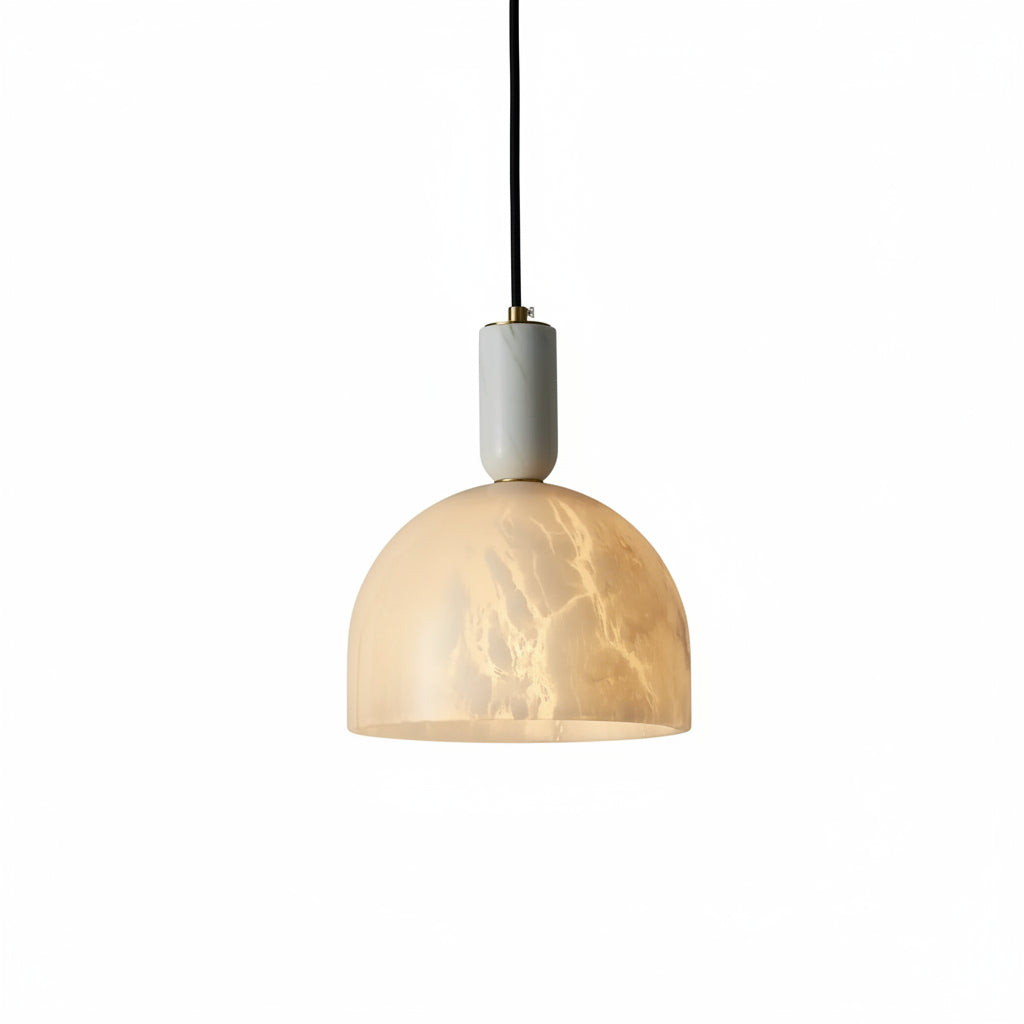 Alabaster Acorn Pendant Light — product view
