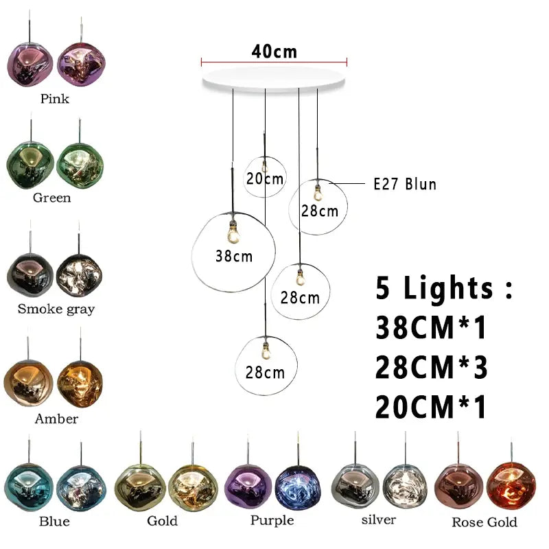 Nordic Lava Foyer Lighting — alternate product view 15