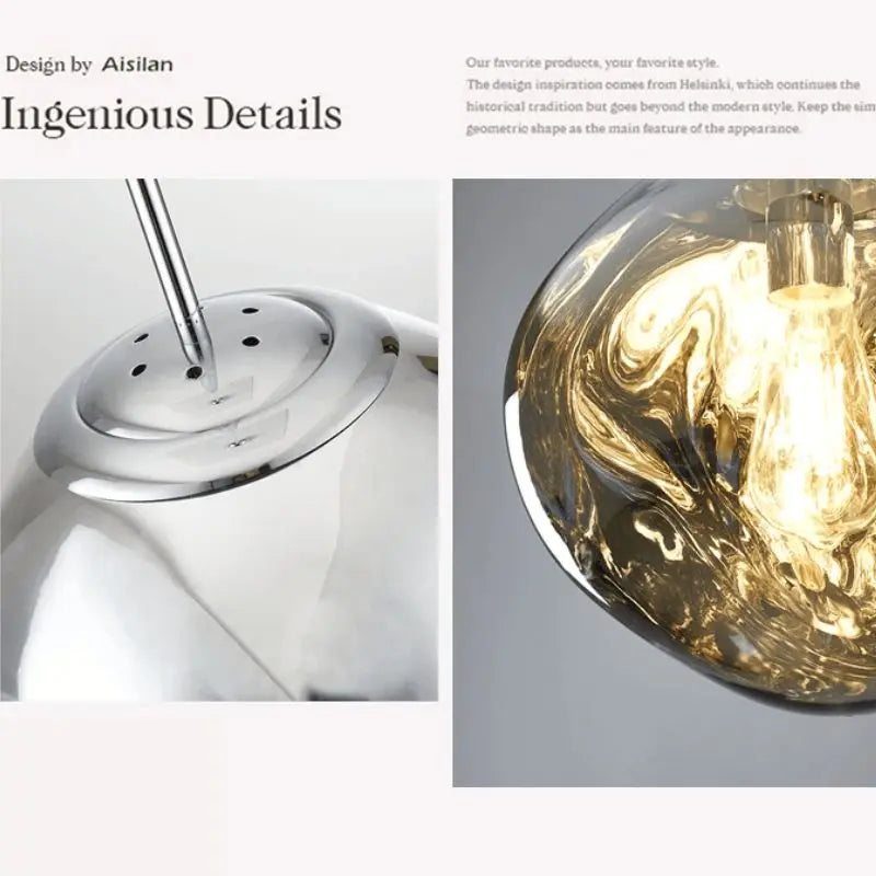 Nordic Lava Foyer Lighting — alternate product view 9