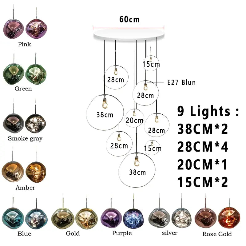 Nordic Lava Foyer Lighting — alternate product view 18