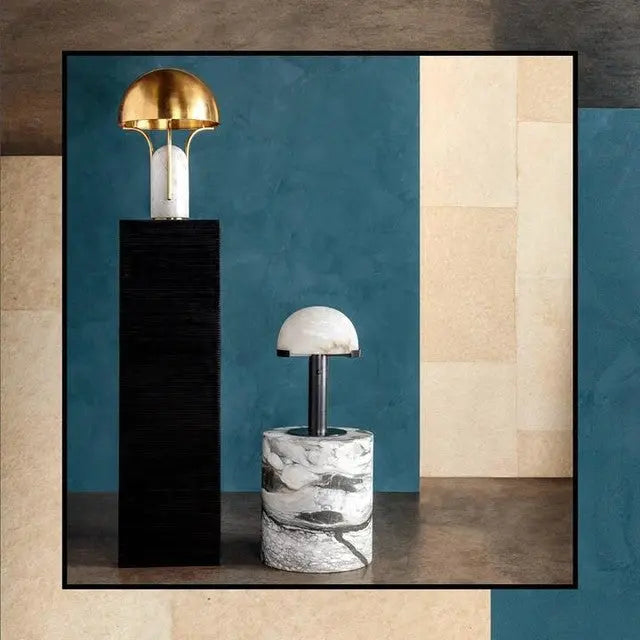 Marble Melange Elongated Table Lamp — alternate product view 3