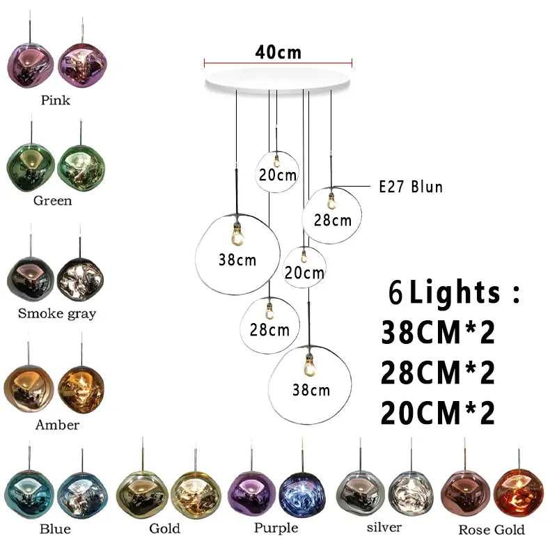 Nordic Lava Foyer Lighting — alternate product view 16
