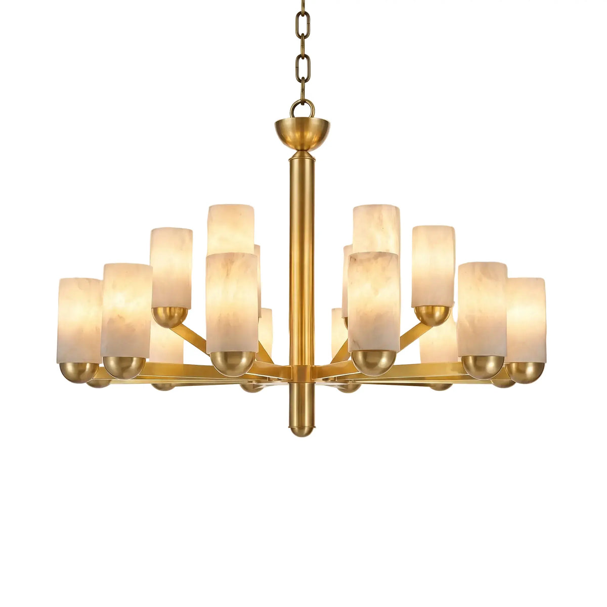 Cylinder Modern Alabaster Pendant Lamp — product view