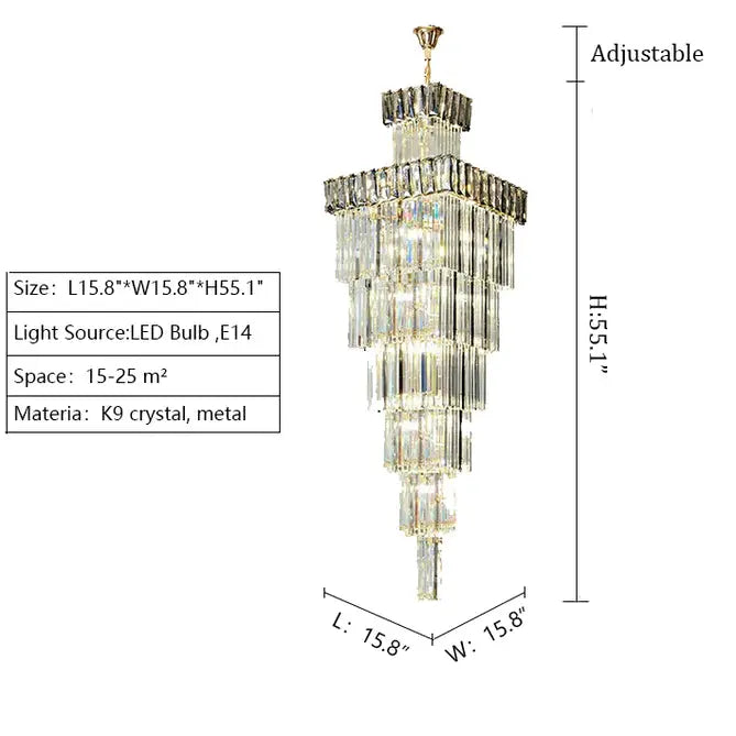 Villa Crystal Chandelier — alternate product view 9