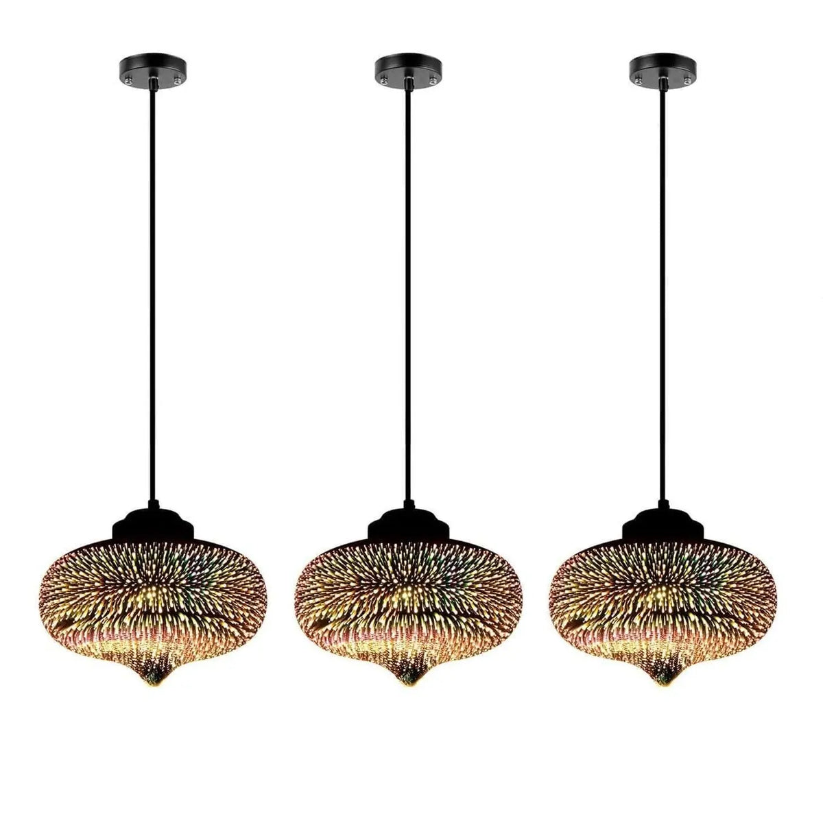 Modern 3D Colorful Pendant Lamp - B — product view