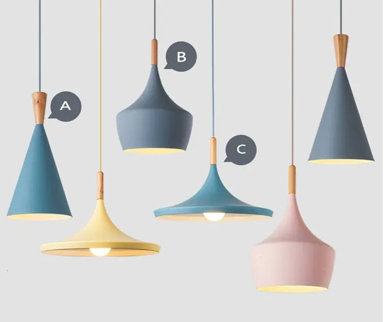 Creative Colorful Wood Lamp — alternate product view 8