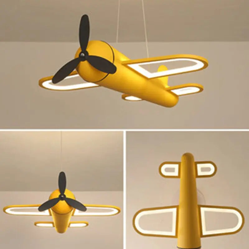 Modern Led Chandelier Airplane Lamp For Home Children Room — alternate product view 5