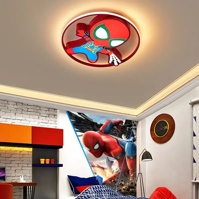 Nordic Spider Man Figure Kids Bedroom Light — alternate product view 4