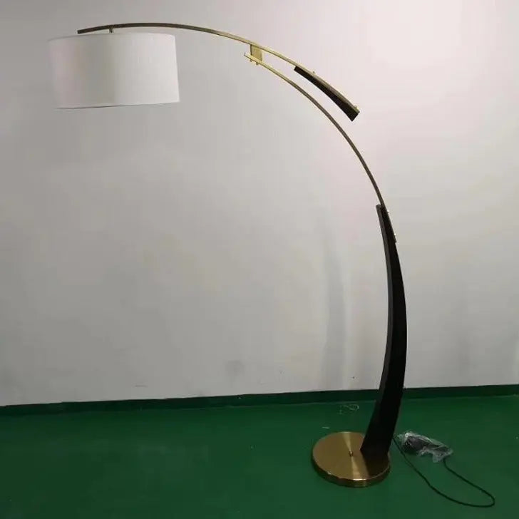 Art Designer Study Curved Floor Lamp — alternate product view 5