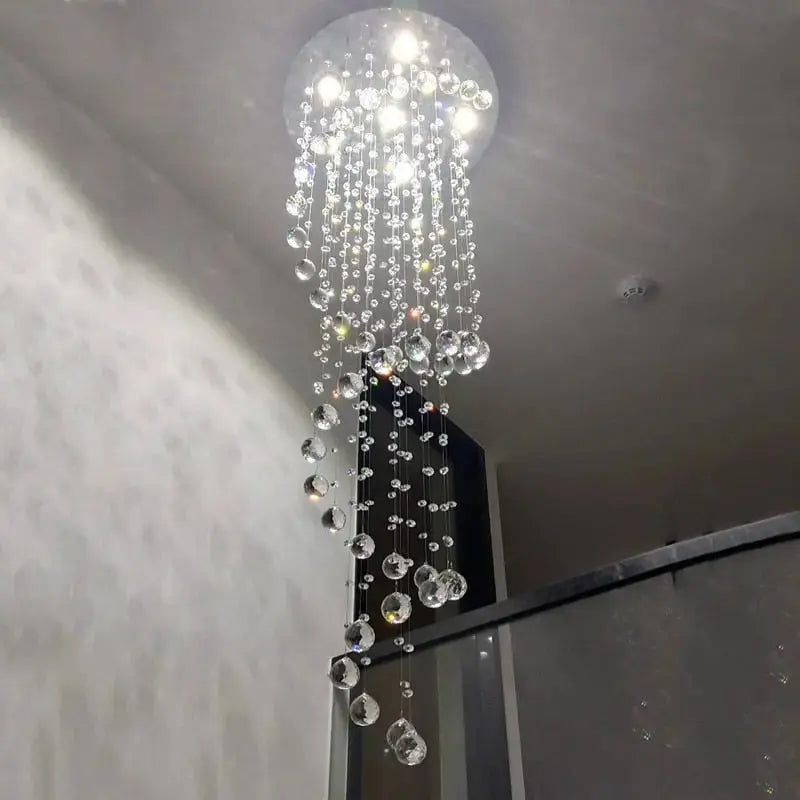 LED Spiral Hanging Light Fixture — alternate product view 2