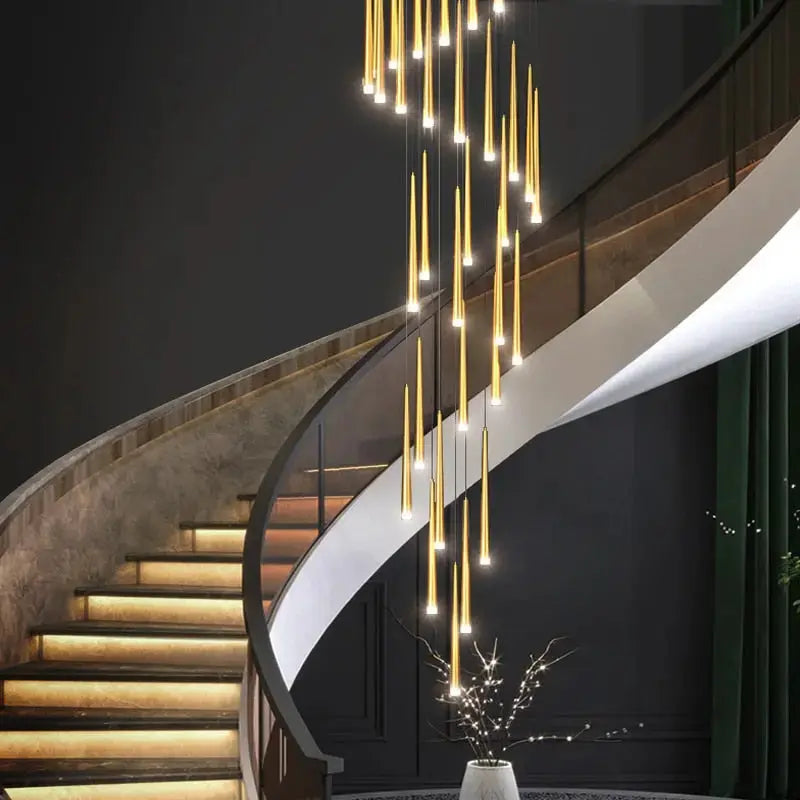 Long Stair Chandelier — alternate product view 6