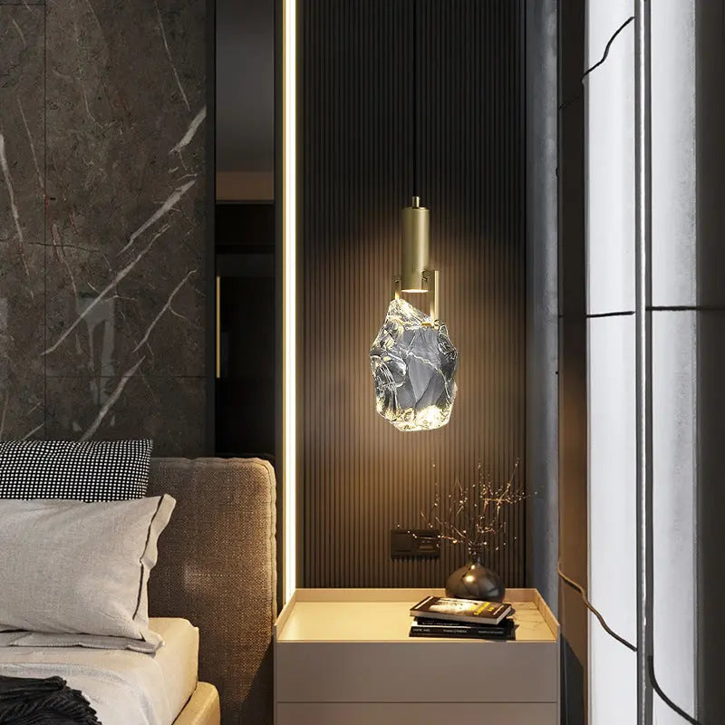 Led Crystal Iceberg Pendant Lights — alternate product view 2