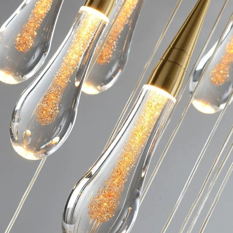 Modern Long Stair Chandelier — alternate product view 9