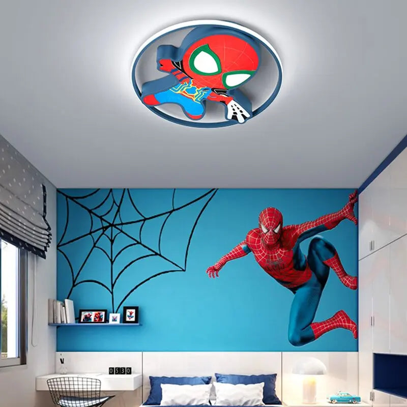Nordic Spider Man Figure Kids Bedroom Light — alternate product view 3